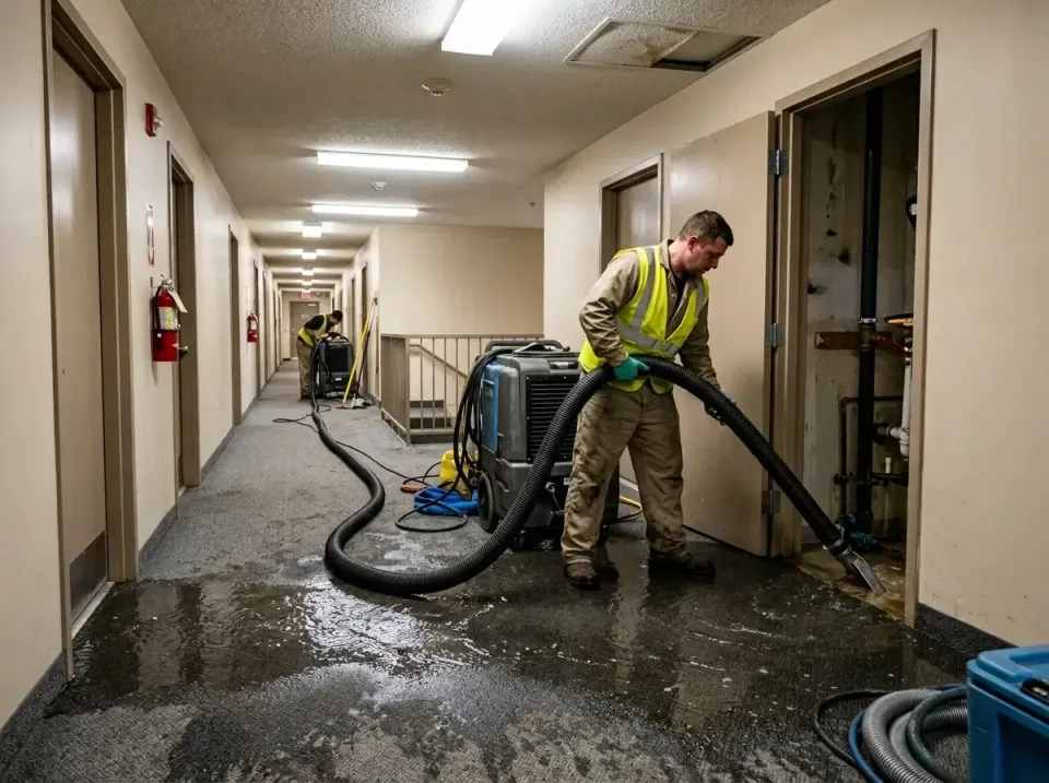 multi-unit-apartment-hallway-f-005 — frequently asked questions, Emergency Burst Pipe Water Extraction & Removal in Macungie…